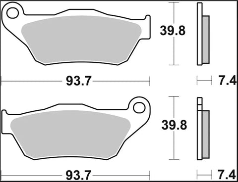 Brembo Sintered Metal Front Brake Pads 07065XS