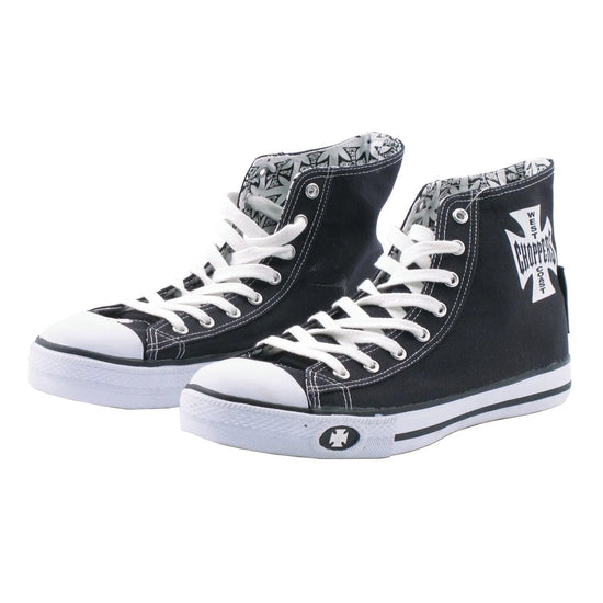 West Coast Choppers Warrior Hi-Top Shoes Black