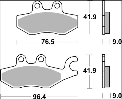 Brembo Ceramic Front & Rear Brake Pads 07060