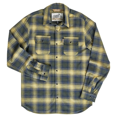 Biltwell Hi Test Flannel Shirt Moss