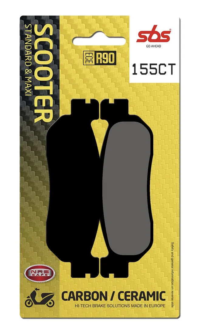 SBS Organic Rear Brake Pads 155CT