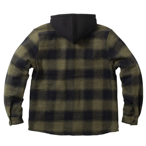 West Coast Choppers Hell Bent Flannel Jacket Olive/Black