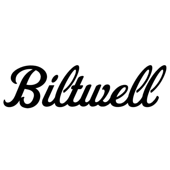 Biltwell Script Sticker Black 9"