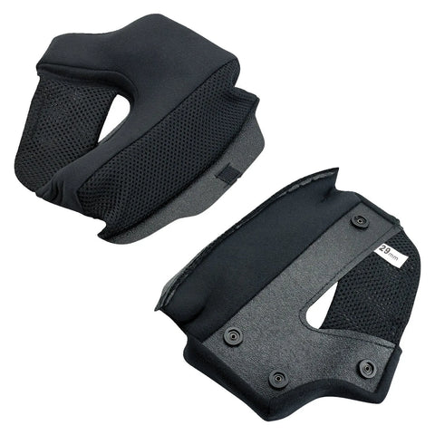 Biltwell Lane Splitter Cheek Pad Set - 24mm