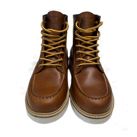 West Coast Choppers Rigid Boots Cognac