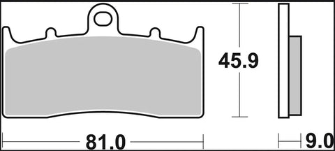 Brembo Sintered Metal Front Brake Pads 07GR62LA