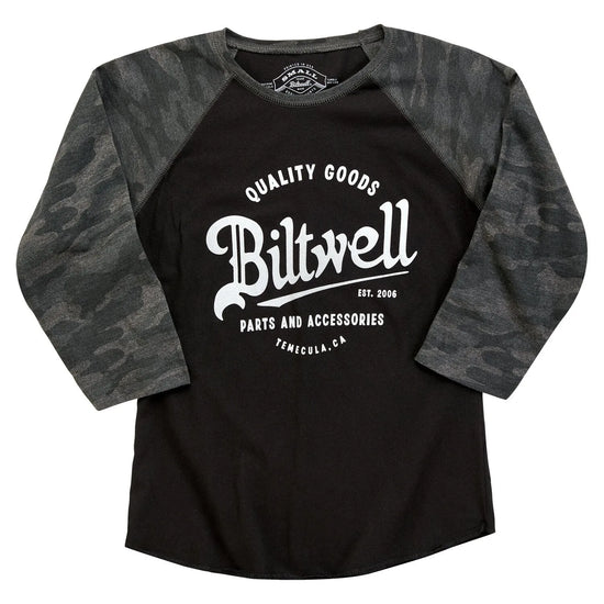Biltwell Script Baseball Female Shirt