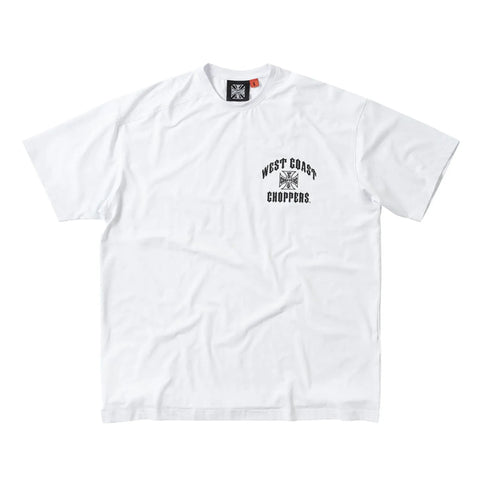 West Coast Choppers Iron Oversized T-Shirt White