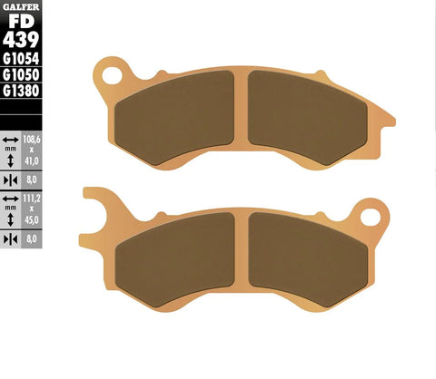 Galfer Sintered Metal Front Brake Pads FD439G1380