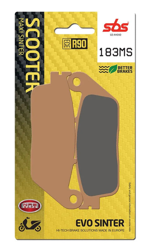 SBS Sintered Metal Front & Rear Brake Pads 183MS
