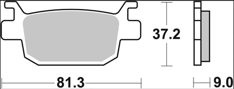 Brembo Ceramic Rear Brake Pads 07064