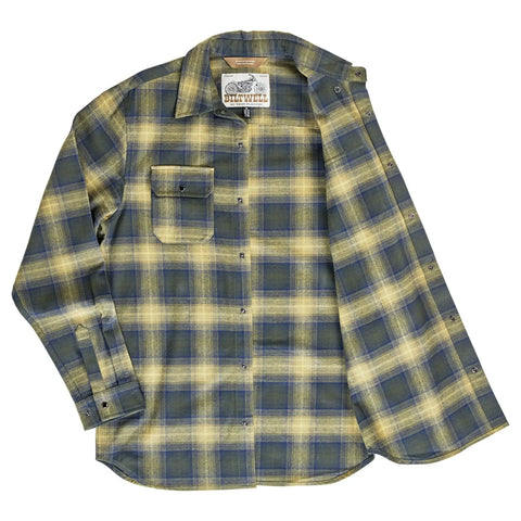 Biltwell Hi Test Flannel Shirt Moss