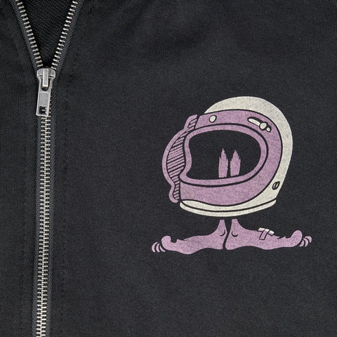 Biltwell Shorty Zip Hoodie Black