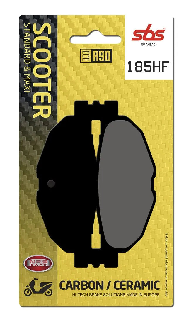 SBS Organic Rear Brake Pads 185HF