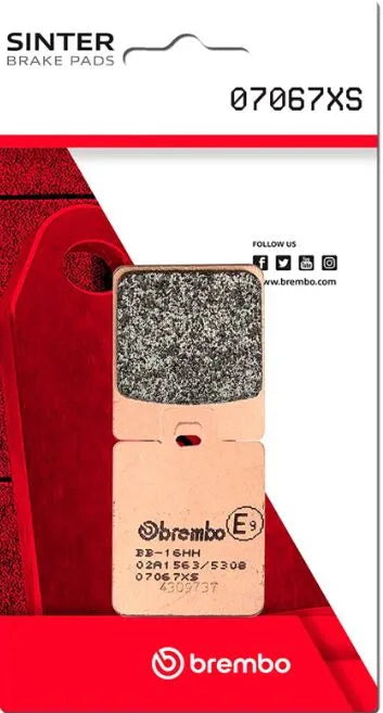Brembo Sintered Metal Front & Rear Brake Pads 07067XS