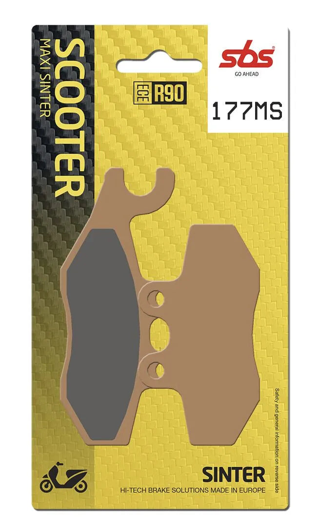 SBS Sintered Metal Front & Rear Brake Pads 177MS