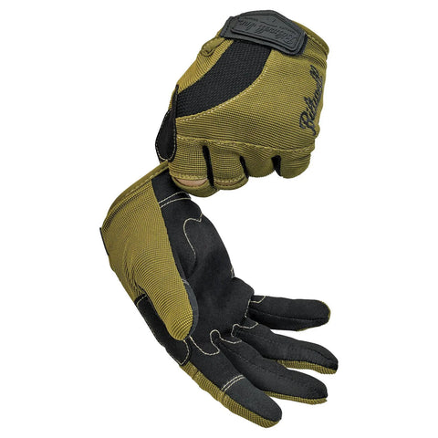 Biltwell Moto Gloves Olive/Black/Tan