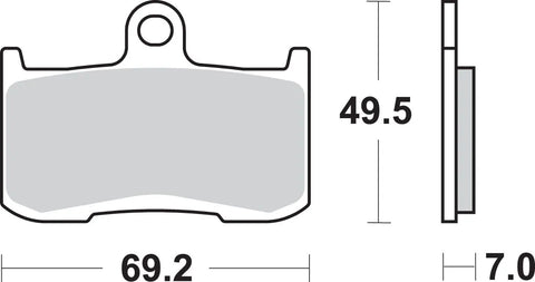 SBS Ceramic Front Brake Pads 782HS