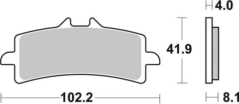 SBS Sintered Metal Brake Pads 901DS-1