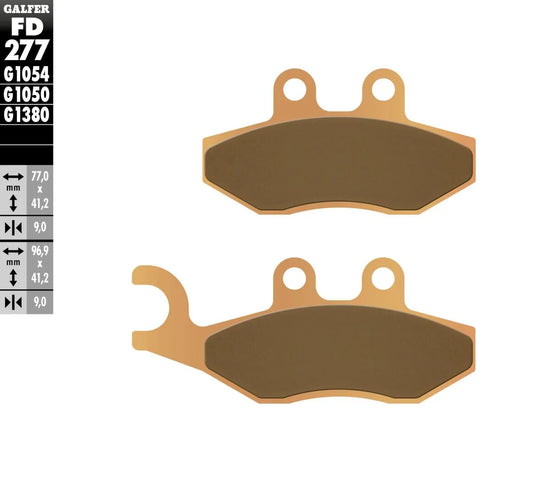 Galfer Sintered Metal Front & Rear Brake Pads FD277G1380