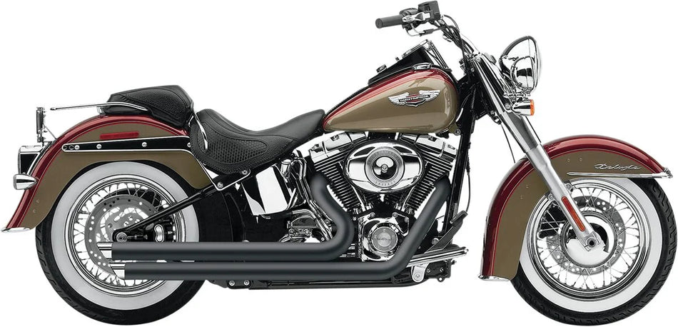 Cobra Speedster Slash Down Exhaust Black with PowerPort (6852B)
