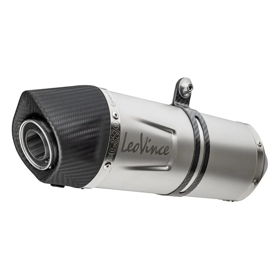 LeoVince LV One EVO Stainless Steel Slip-on Muffler E-Approved Honda Transalp