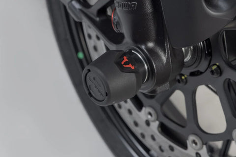 SW-Motech Front Axle Slider Set — Ducati