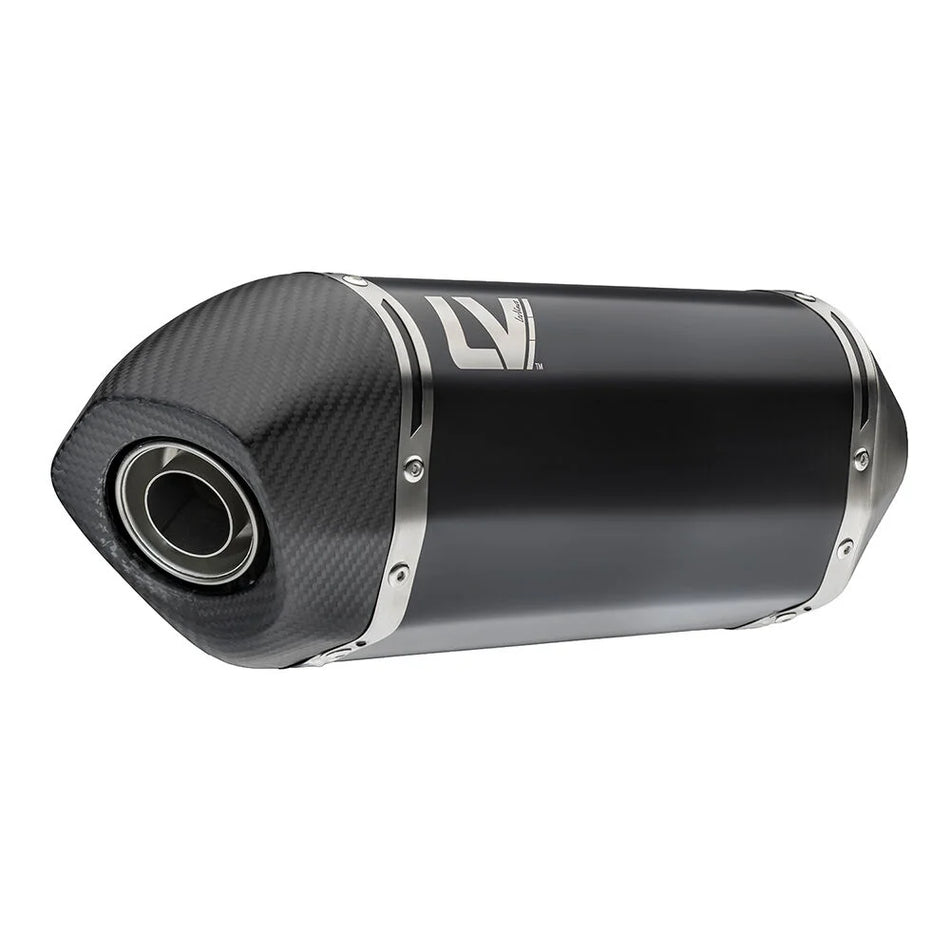 LeoVince LV-14 Black Edition Slip-on Muffler Ece Triumph Sport / Tiger Sport