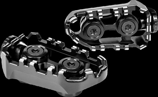 Gilles Tooling Tech-X Enduro Rider Footpegs Black (RGK-960-UF35-SET-B)