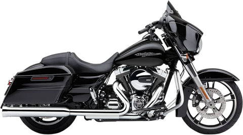 Cobra 4-1/2" Tapered Slip-on Neighbor Hater Mufflers Chrome