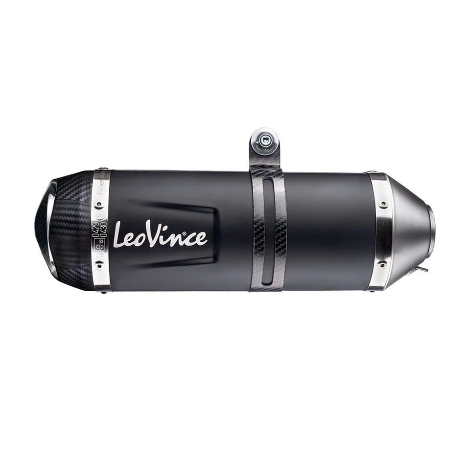 LeoVince LV One EVO Black Edition Stainless Steel Exhaust System with CAT Honda Neo Sports Cafe