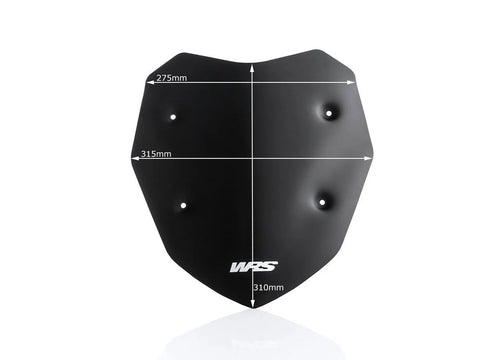 WRS Sport Windscreen Matt Black (BM041NO)