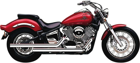 Cobra Dragster 2-into-2 Straight-Cut Exhaust System Chrome (2617T)