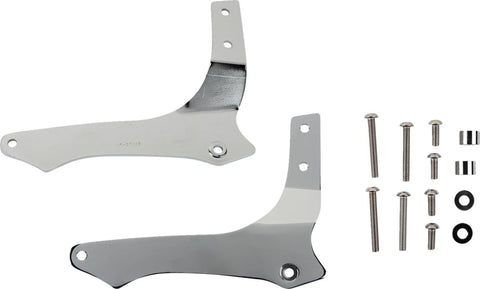 Cobra Tall Round Sissy Bar Chrome with Pad (02-7765)