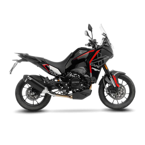 LeoVince LV-14 Black Edition Slip-on Muffler Ece Moto Morini X Cape