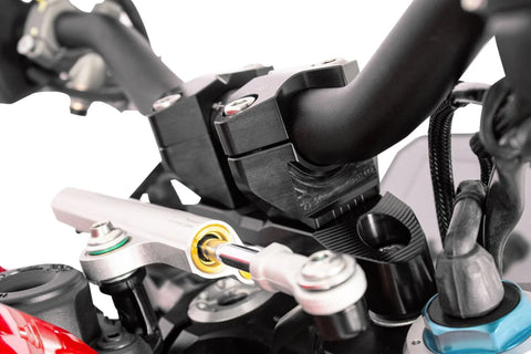 Gilles Tooling 2DGT Adjustable Motorcycle Handlebar Risers Black (2DGT-14-B)