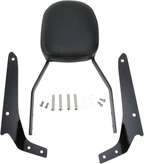 Cobra Standard Square Sissy Bar Black with Pad