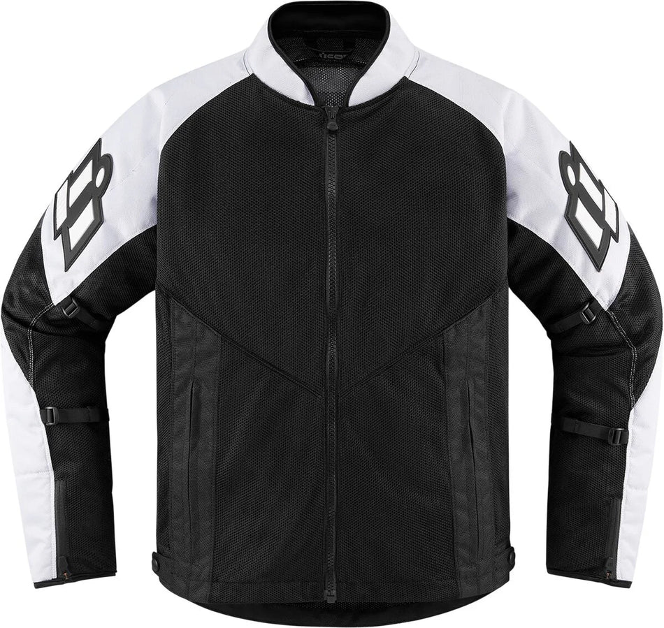 ICON Mesh AF CE Textile Jacket Black/White