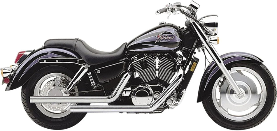 Cobra Dragster 2-into-2 Straight-Cut Exhaust System Chrome (1623T)