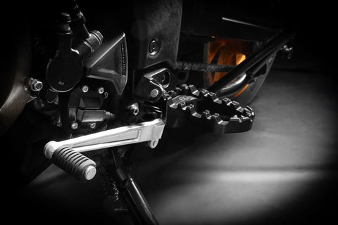 Gilles Tooling Pro-X Enduro Motorcycle Rider Footpegs Black
