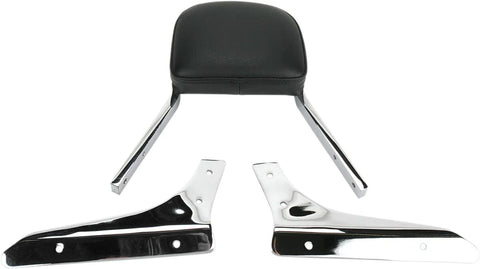 Cobra Mini Square Sissy Bar Chrome with Pad (02-4962)
