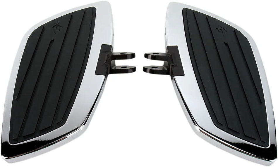 Cobra Swept Front Floorboard Kit Chrome (06-4121)