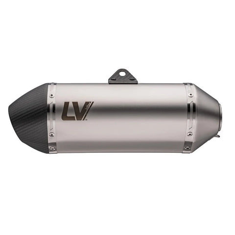 LeoVince LV-14 Stainless Steel Slip-on Muffler Ece Honda Transalp