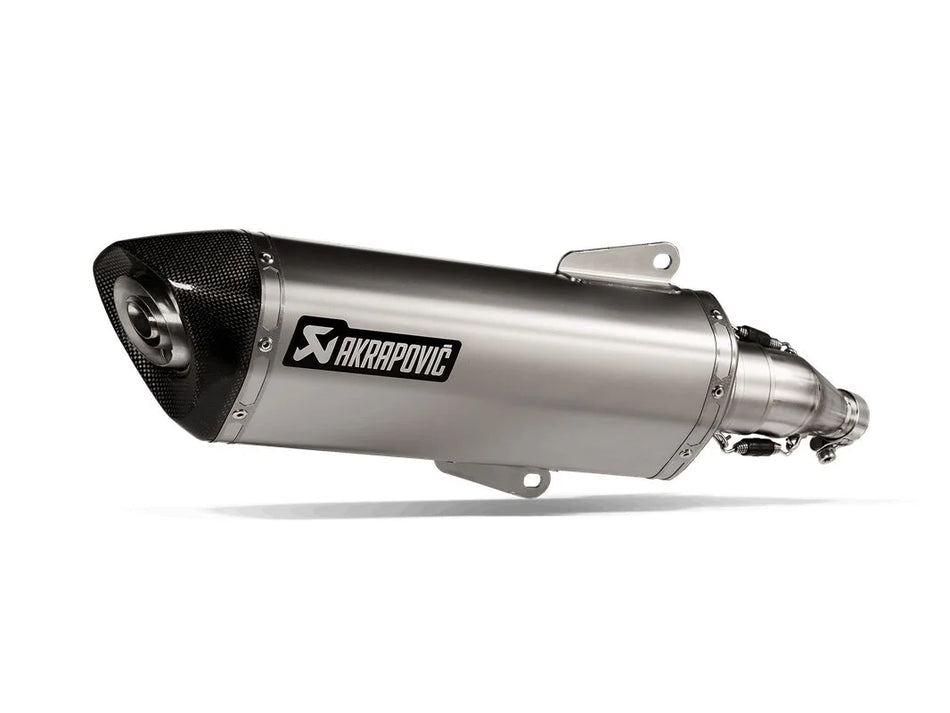 Akrapovic Slip-on Line Muffler Stainless Steel Carbon End Cap Yamaha X-Max (S-Y125SO6-HRSS)