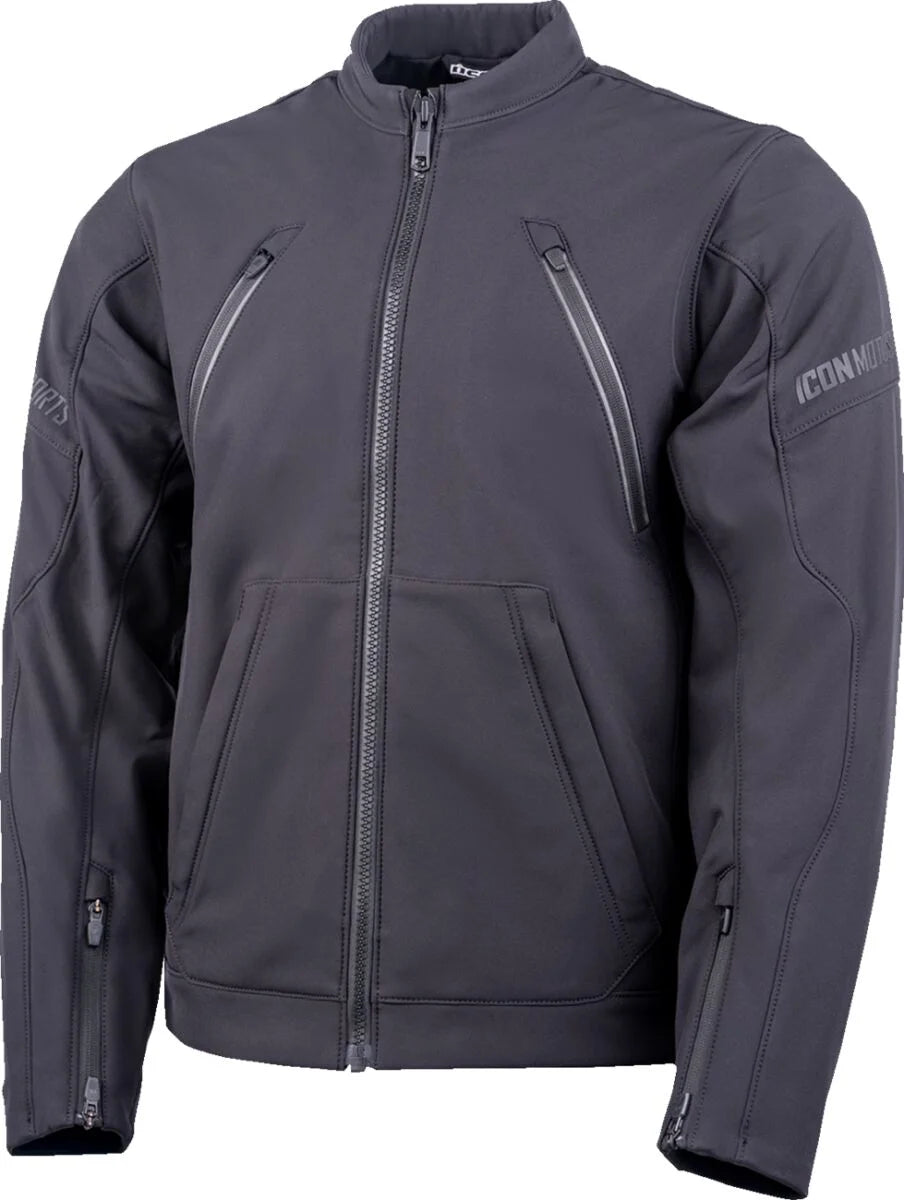 ICON Merc3 Textile Jacket Black