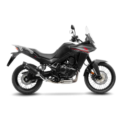 LeoVince LV One EVO Black Edition Slip-One Muffler Ece Honda Transalp