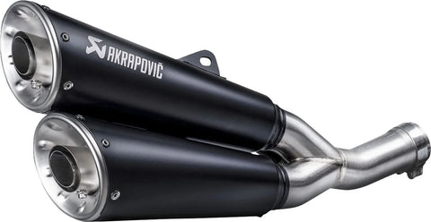 Akrapovic Slip-on Line Dual Muffler Black Stainless Steel