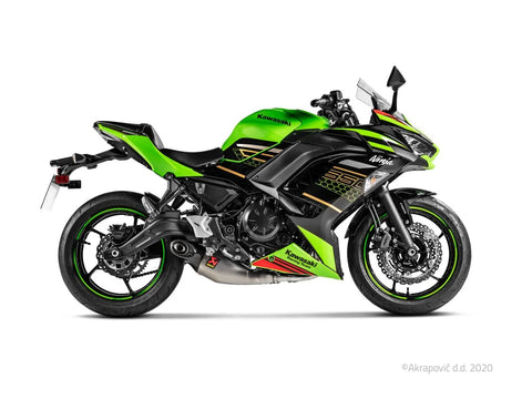 Akrapovic Racing Line Complete Exhaust System SS/TI/CF Kawasaki (S-K6R12-HEGEHT)