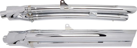 Cobra 6-into-6 Slip-on Mufflers Chrome
