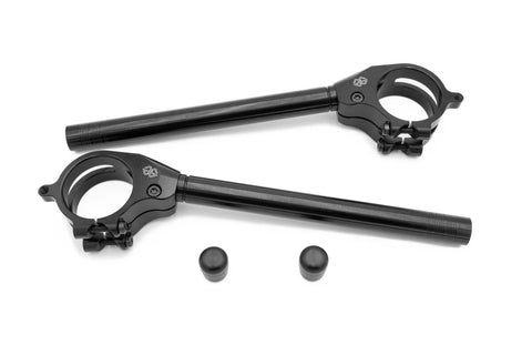 Gilles Tooling GP-LIGHT 4 Motorcycle Clip-On Handlebars 53mm Black
